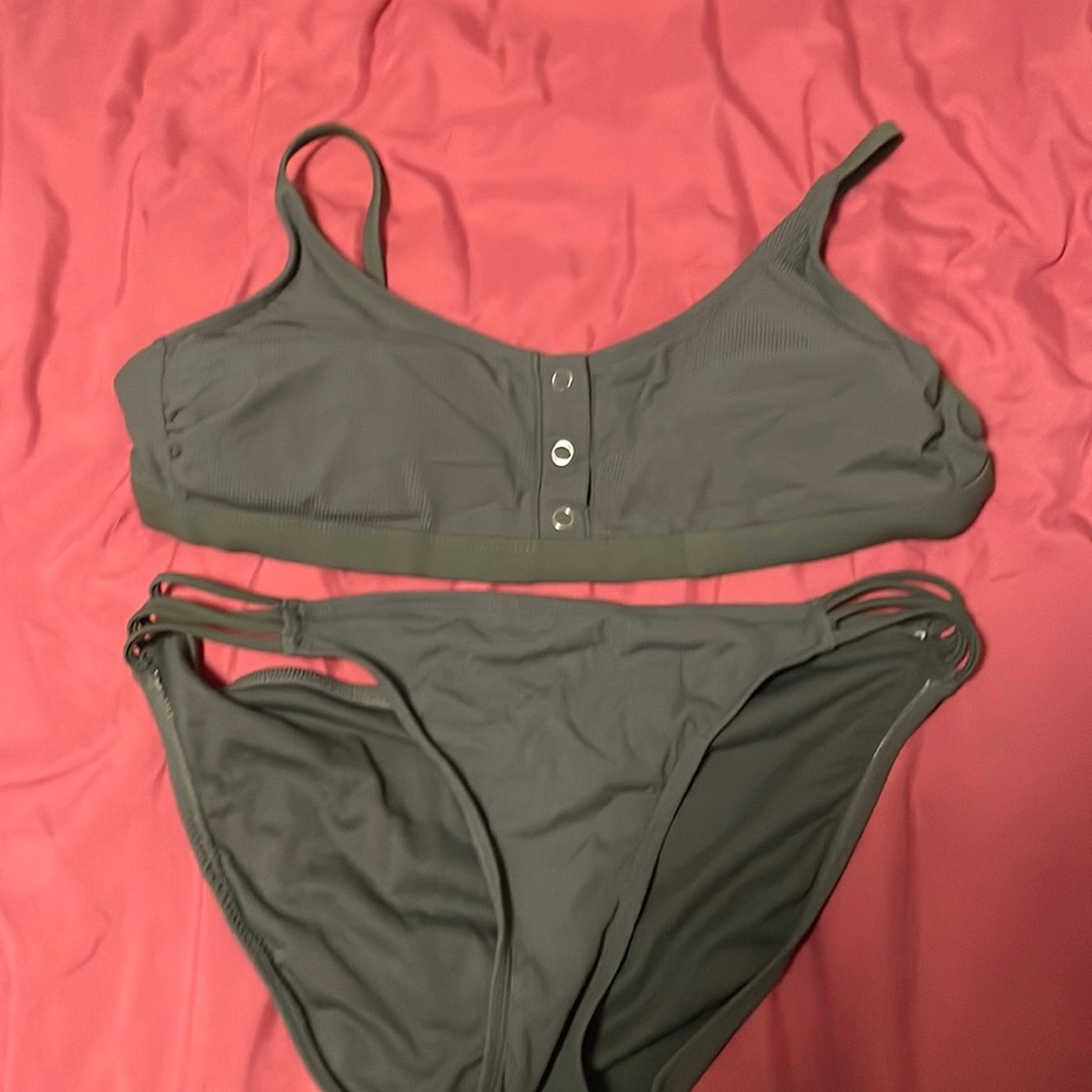 size large bathing suit worn once